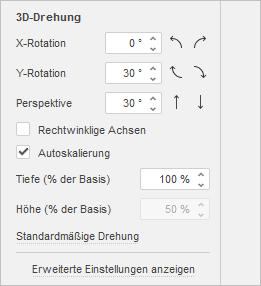 Diagrammeinstellungen