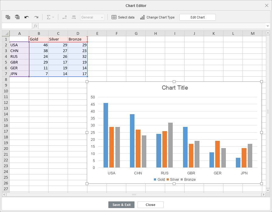 Copy and paste a graph that contains both axis and legend info