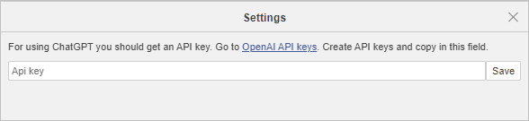 ChatGPT API Key