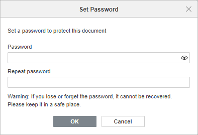 setting password