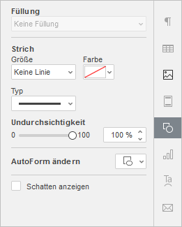 Registerkarte Formeinstellungen