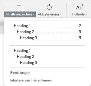 Inhaltsverzeichnis Erstellen Onlyoffice