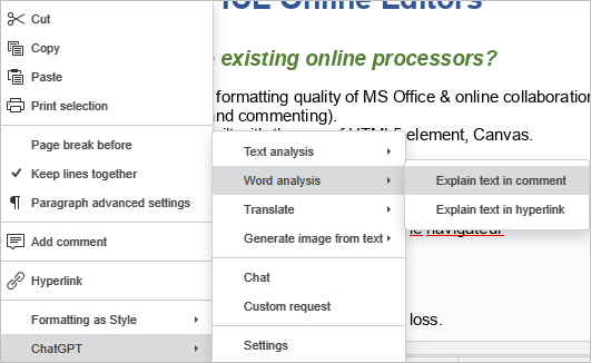 ChatGPT Word Analysis