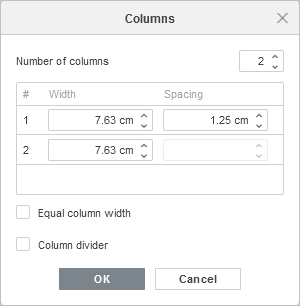 Custom Columns