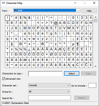 n umero sign unicode code