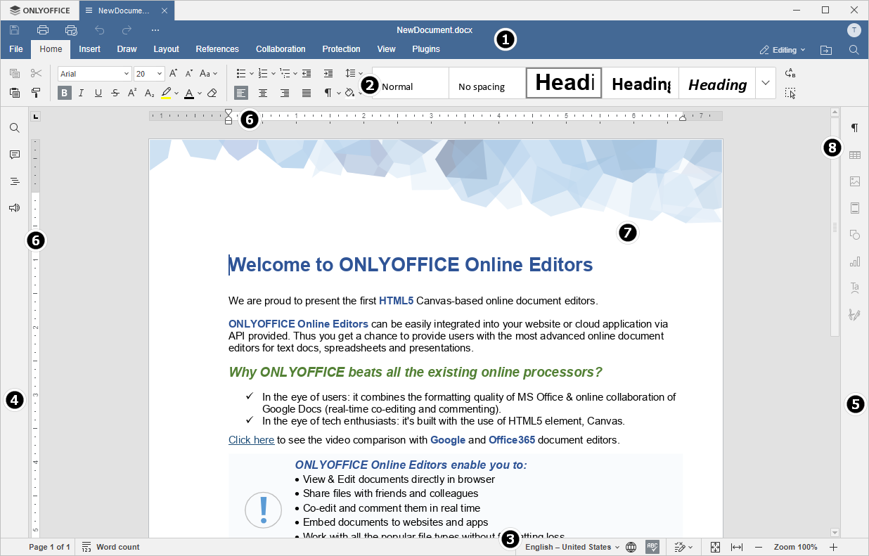 online document editor free