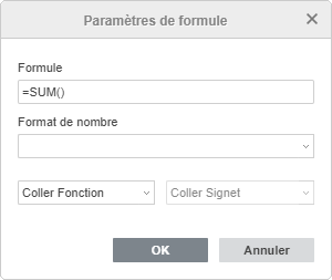 Ajouter une formule