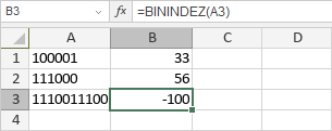 BININDEZ-Funktion