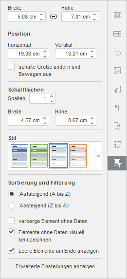 Slicer settings tab