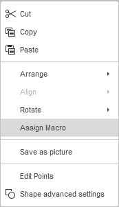 Assign Macro on Menu