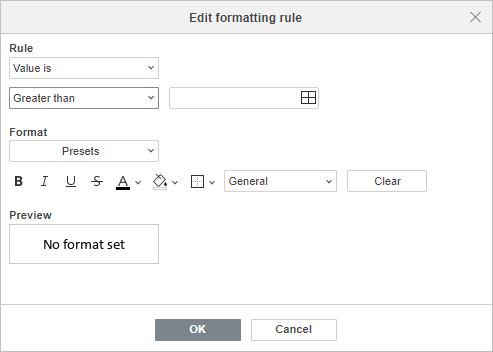 Conditional Formatting - Onlyoffice