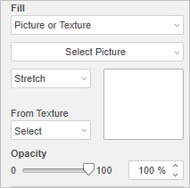 Picture or texture fill