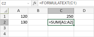 FORMULATEXT Function