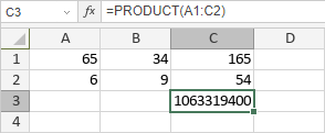 PRODUCT Function
