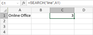 SEARCH Function