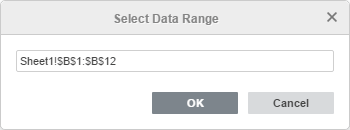 Select Data Range window