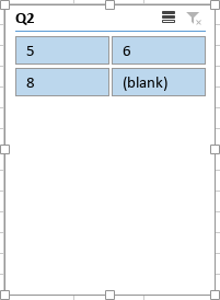 Slicer - two columns