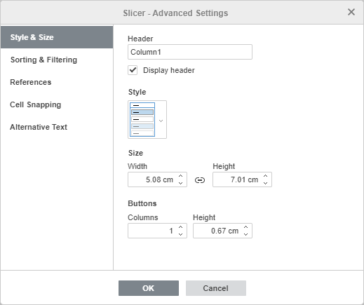 Slicer - Advanced Settings