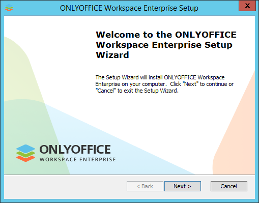 ONLYOFFICE Workspace Enterprise Edition für Windows bereitstellen. Schritt 3