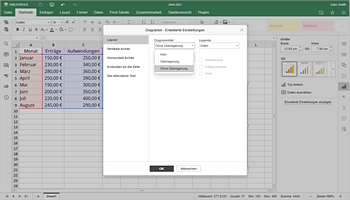 Wie kann man ein Diagramm in Excel erstellen? Schritt  3