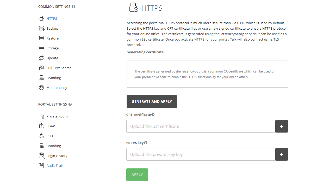 HTTPS Seite