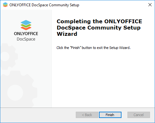 How to deploy ONLYOFFICE DocSpace Community for Windows on a local server? Step 3