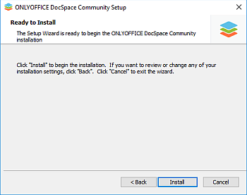 How to deploy ONLYOFFICE DocSpace Community for Windows on a local server? Step 3