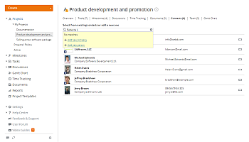 How to link your project with a CRM contact? Step 3