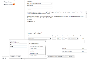 How to create invoices for your clients? Step 6