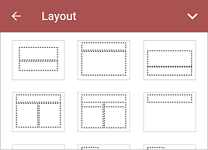 Layout gallery