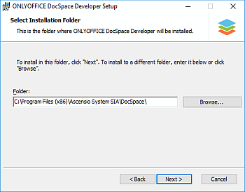 How to deploy ONLYOFFICE DocSpace Developer for Windows on a local server? Step 3