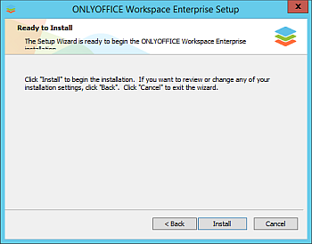 How to deploy ONLYOFFICE Workspace Enterprise Edition for Windows on a local server? Step 3