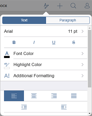 Paragraph Indent settings