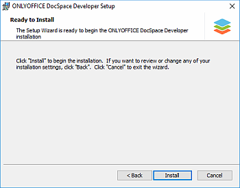 Comment déployer ONLYOFFICE DocSpace Developer sous Windows sur un serveur local? Étape 3