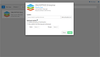 Configurer ONLYOFFICE Enterprise sur Cloudron