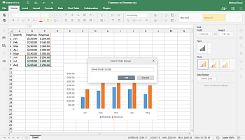 how to make a chart in excel Step 2