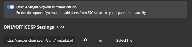 How to configure ONLYOFFICE SP and OneLogin IdP