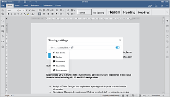 How to share documents in personal? Step 3