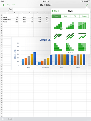 Chart Editor window