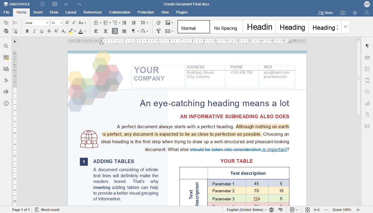 Editing Spreadsheet
